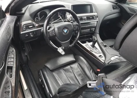 2012 BMW 650 I z USA, uszkodzony, nr VIN WBALZ3C52CC397545